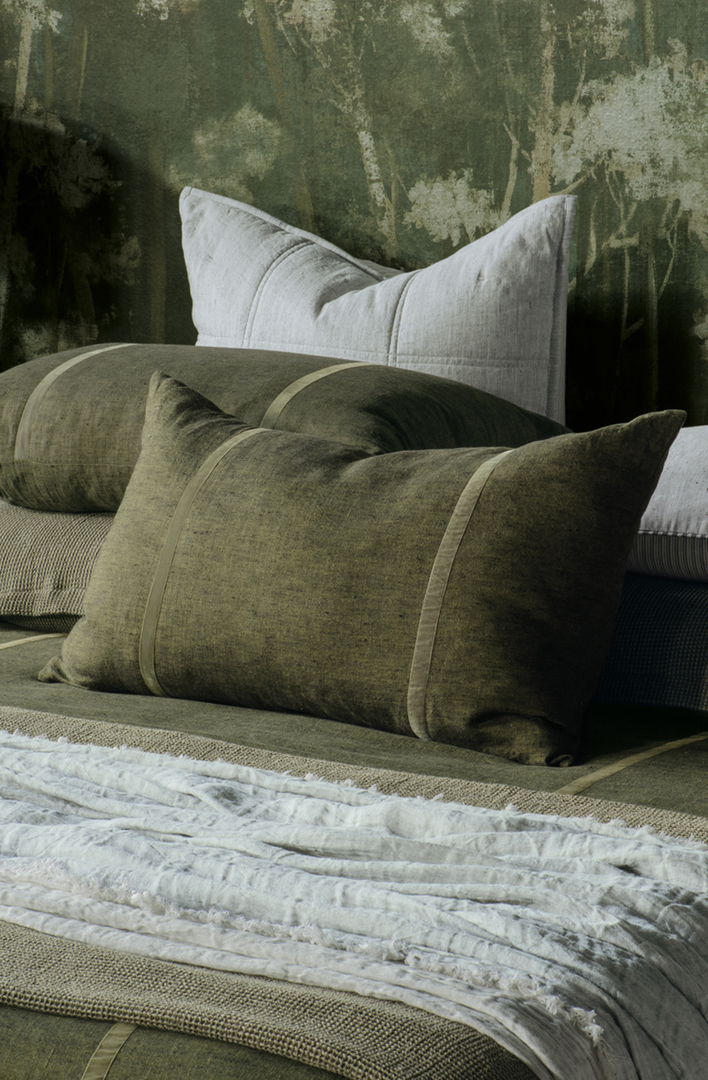 Bianca Lorenne - Ruscello Deep Moss Bedspread (Pillowcases - Eurocases Sold Separately) image 3